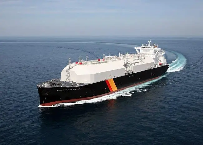 'Diamond Gas Sakura' will be the third Sayaringo LNG carrier in operation once it is delivered in May 2019.