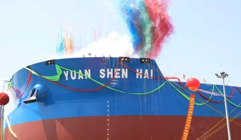 COSCO's very large ore carrier 'Yuan Shen Hai' will lift COSCO's fleet of Valemax bulkers to 14 (photo: COSCO Shipping).