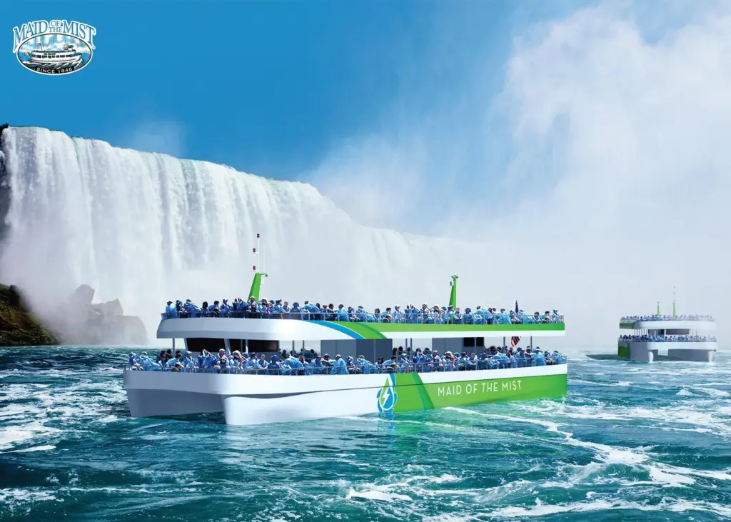 ABB is helping visitors enjoy an emissions-free trip to Niagara Falls Photo: Maid of the Mist