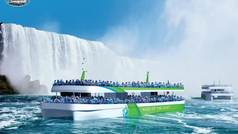 ABB is helping visitors enjoy an emissions-free trip to Niagara Falls Photo: Maid of the Mist