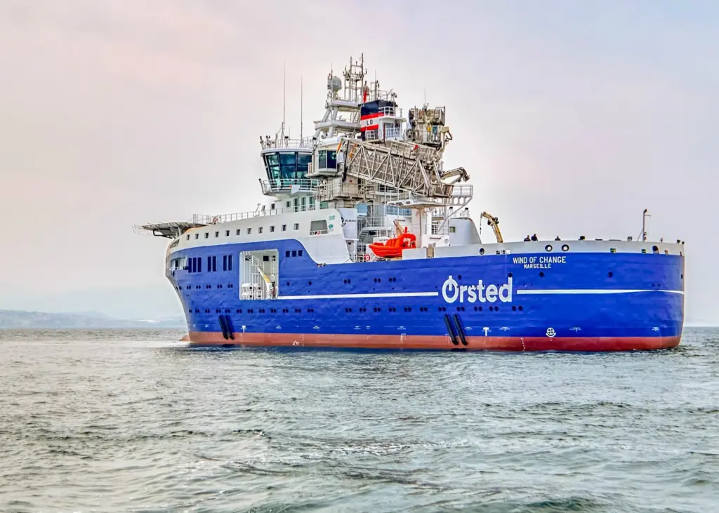 “Wind of Change” is the first wind farm support vessel to be added to the fleet of Louis Dreyfus Armateurs. (Image copyright: Cemre)