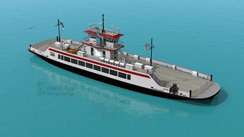 Schottel is providing propulsion for a pair of North Carolina ferries Photo: Schottel