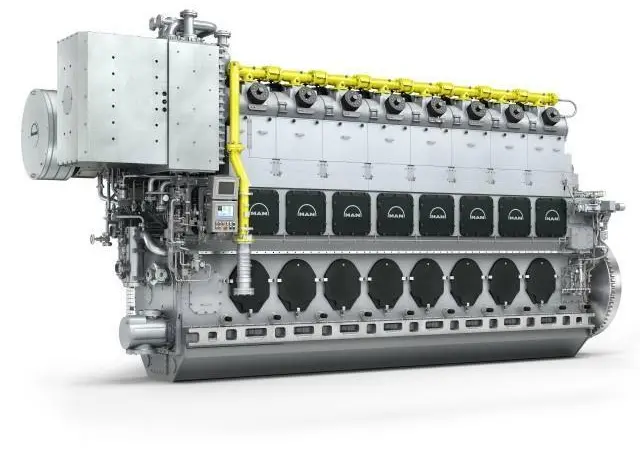 The MAN 35/44DF engine