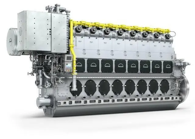 The MAN 35/44DF engine