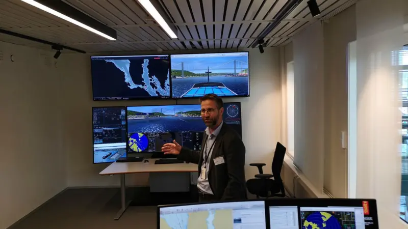 The virtual bridge can be used to support as many as 6 vessels with only a single operator.
