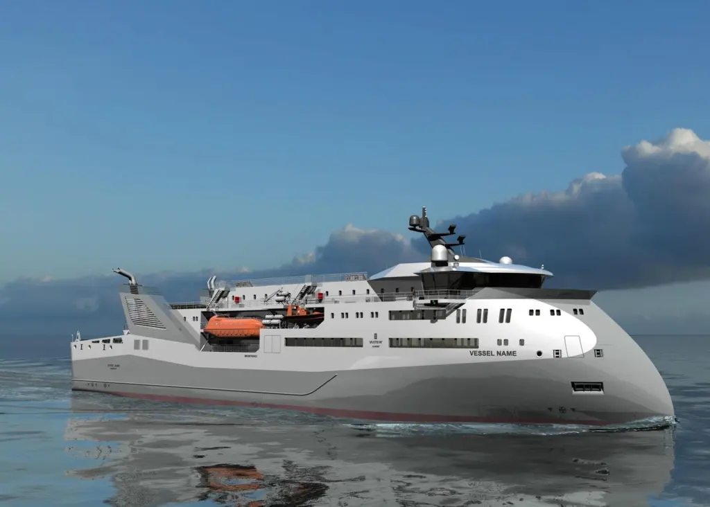 Ulstein is introducing X-BOW for RoPax design concepts.
