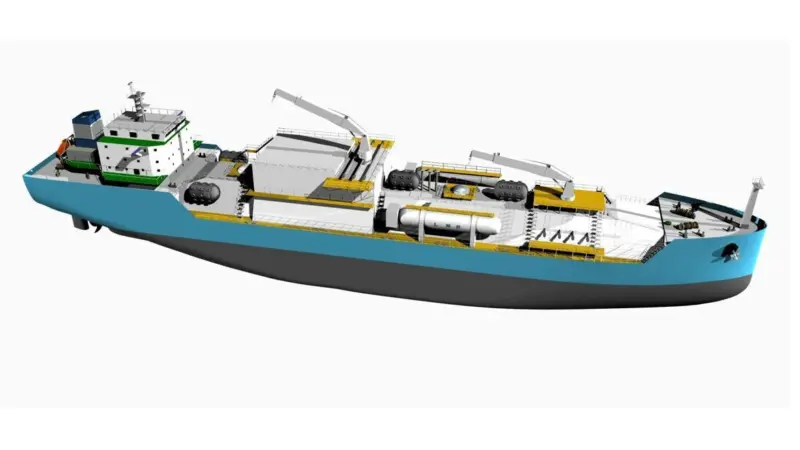 TThe first Chinese owned LNG bunker vessel will operate on Wärtsilä propulsion machinery and with Wärtsilä cargo handling and waste treatment systems Photo: CSDC