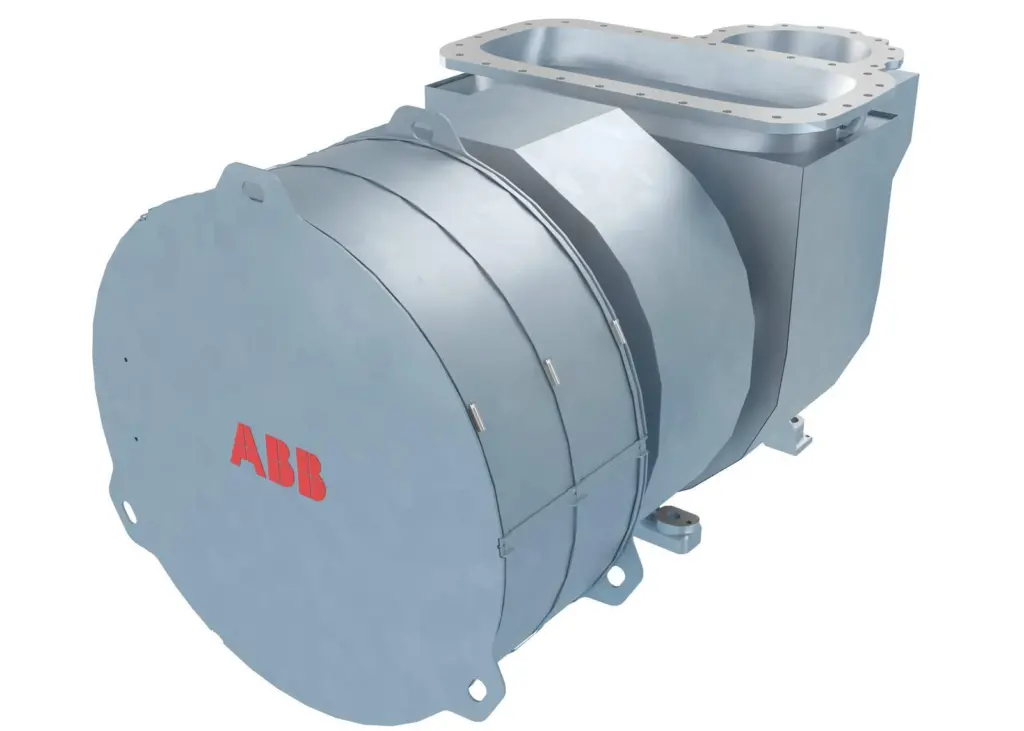 ABB is launching new turbochargers for the low-speed market, extending the A200-L design, and combining it with with a smaller frame size and enhanced rotor component technologies.