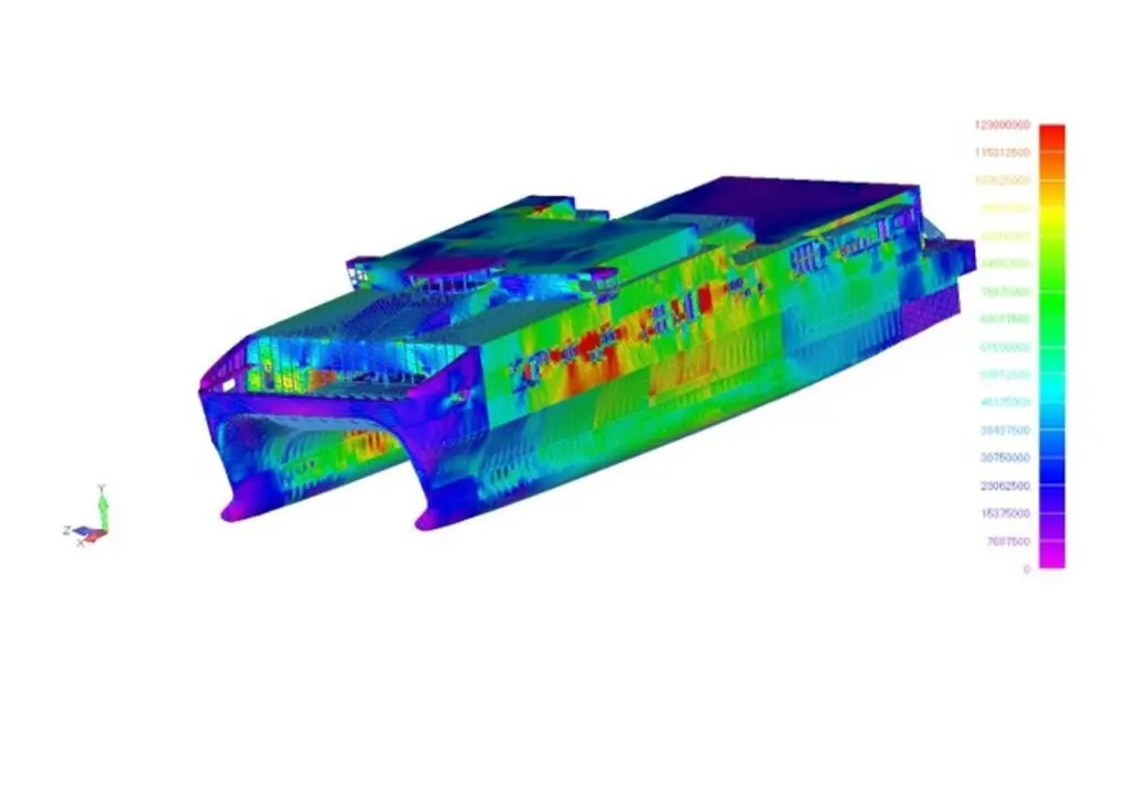 The USNS Spearhead's digital twin Photo: ABS