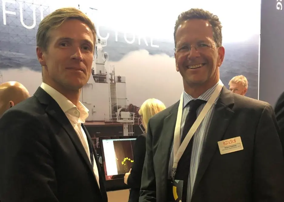 Vigleik Takle, Senior Vice President for Maritime Digital Solutions at Kongsberg Digital, at Nor-Shipping 2019.