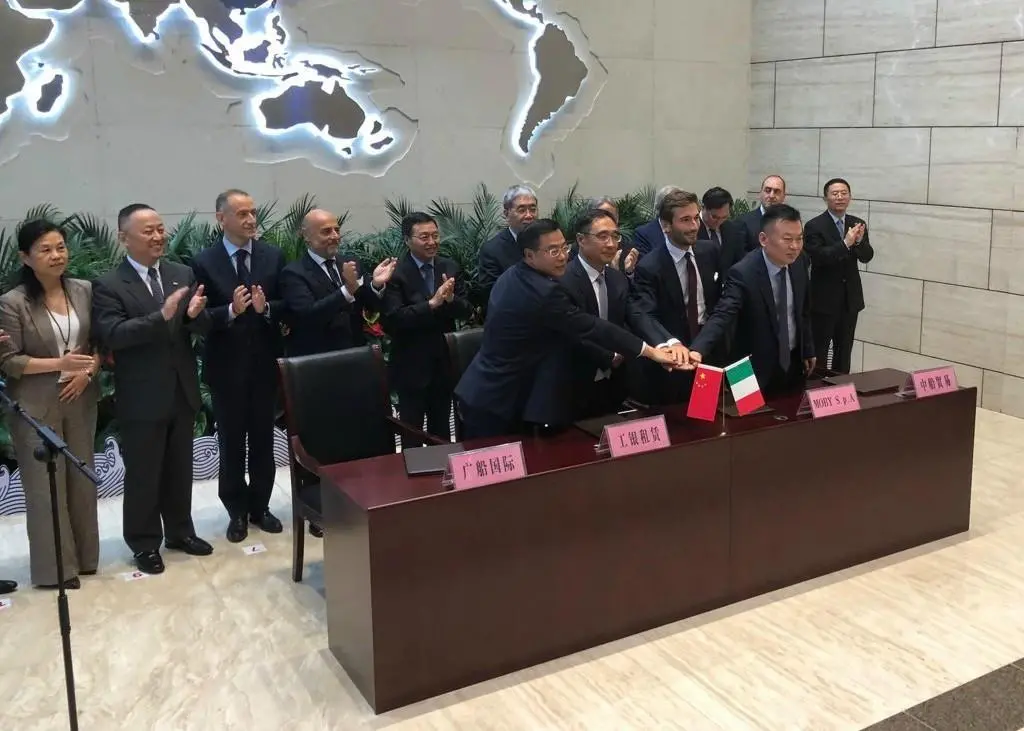 Onorato Armatori and GSI have signed a contract for OSK-designed RoPax ferries Photo: OSK Group