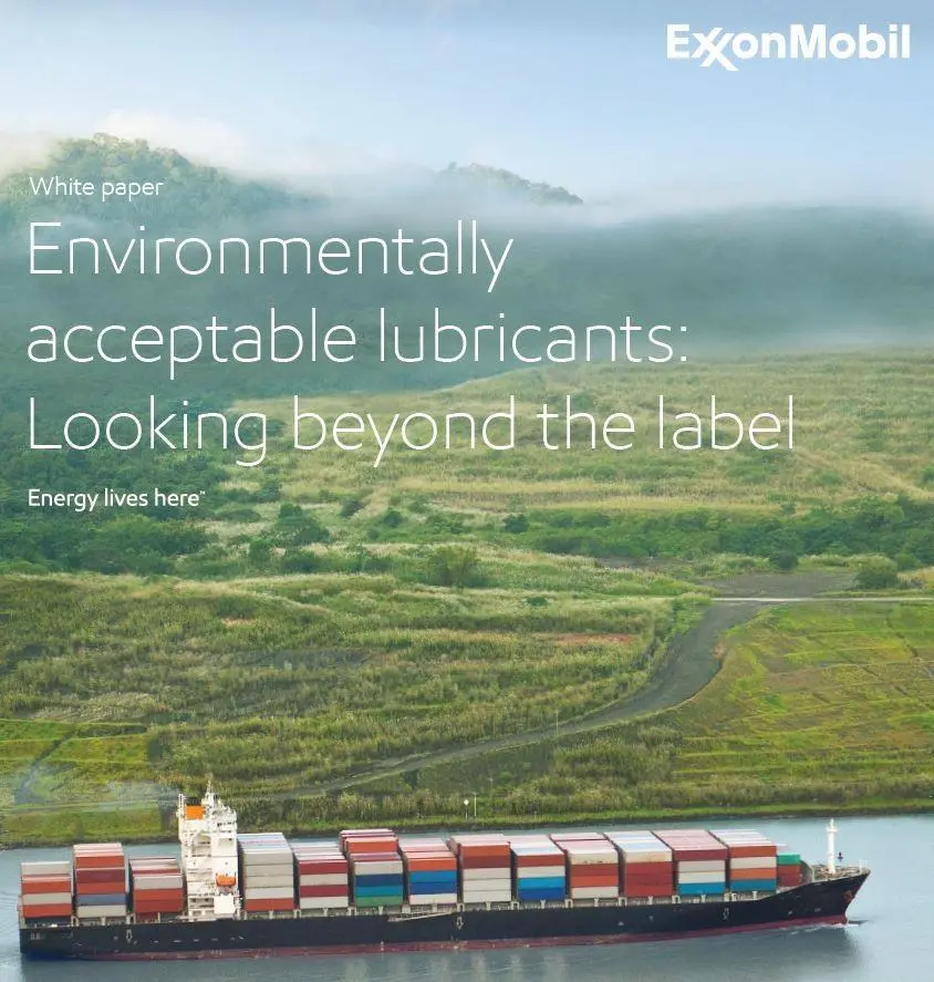 Environmentally Acceptable Lubricants: Beyond the label