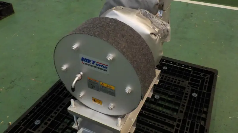 The frame size of MET-ER series turbochargers, such as the MET-16ER pictured, has been optimised.
