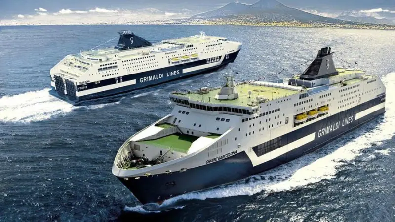 Grimaldi's Ro-Pax ferries have been fitted with Corvus Energy ESS Photo: Grimaldi Group