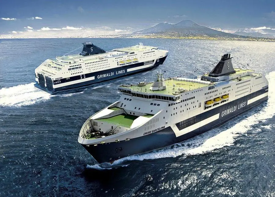 Grimaldi's Ro-Pax ferries have been fitted with Corvus Energy ESS Photo: Grimaldi Group