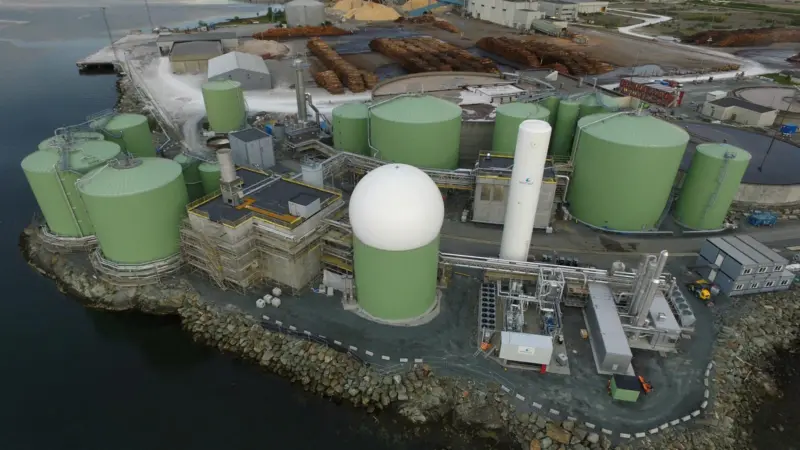 Wärtsilä Biogas Solutions combines biogas upgrading with liquefaction to offer a full service for advanced biofuel production Photo: Biokraft