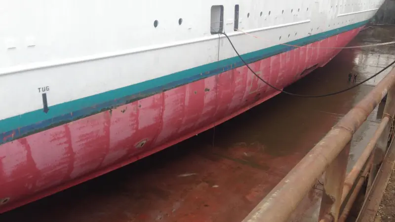 Low-friction self-polishing antifouling paints have excellent performance after years of service (Credit: Nippon Paint Marine)
