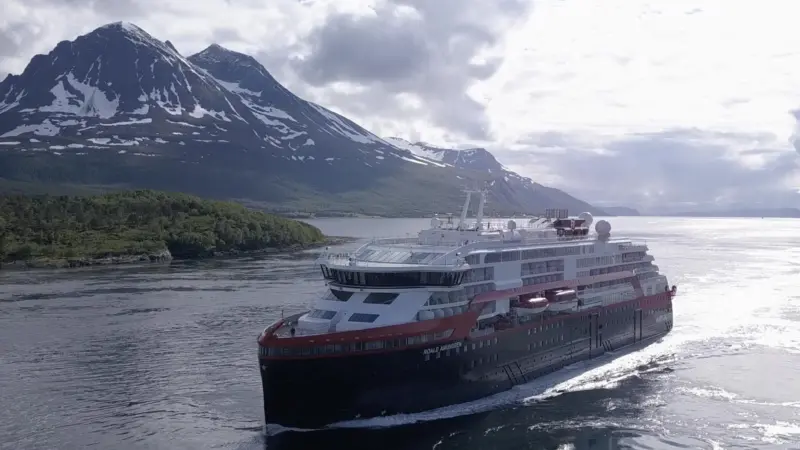 The Roald Amundsen is optimised for expedition cruising in environmentally sensitive regions.