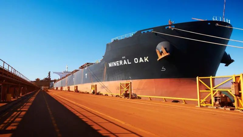 BHP is the largest exporter of iron ore through Port Hedland in West Australia.