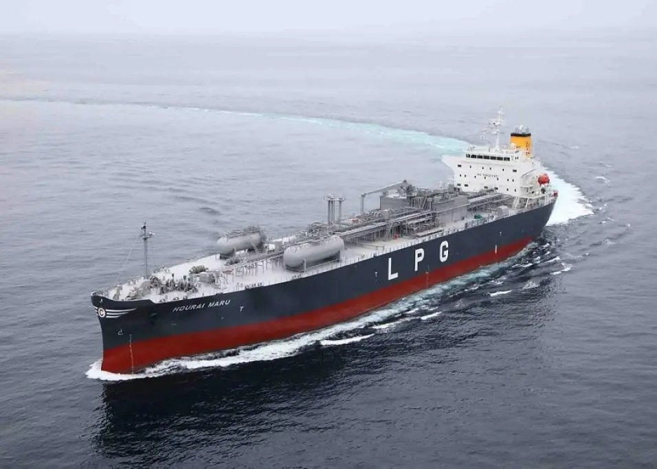 Mid-sized LPG carrier Hourai Maru (photo courtesy of JSEA).