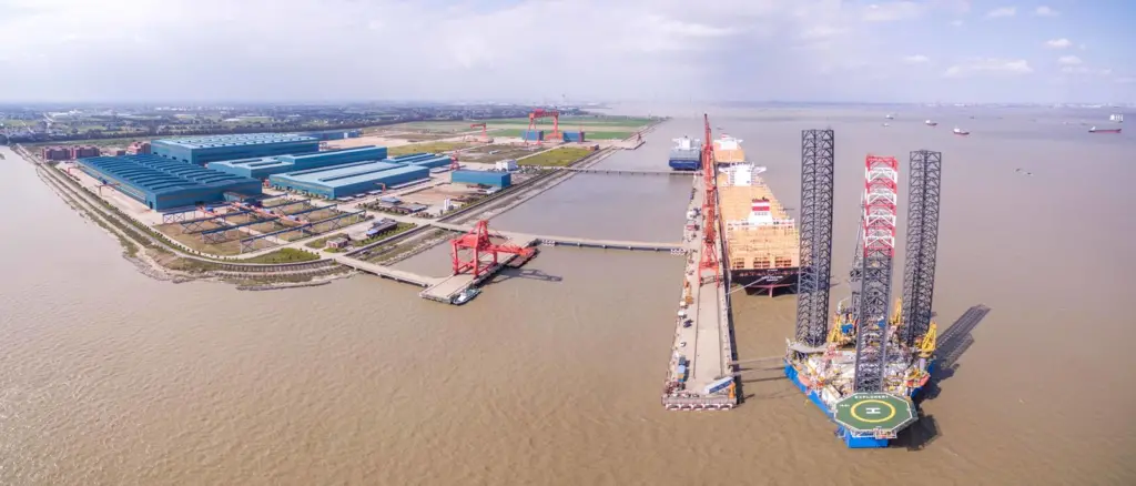Mitsui E&S Shipbuilding plans a joint venture with Yangzijiang Shipbuilding (pictured) in China. (Photo courtesy of MES Shipbuilding).