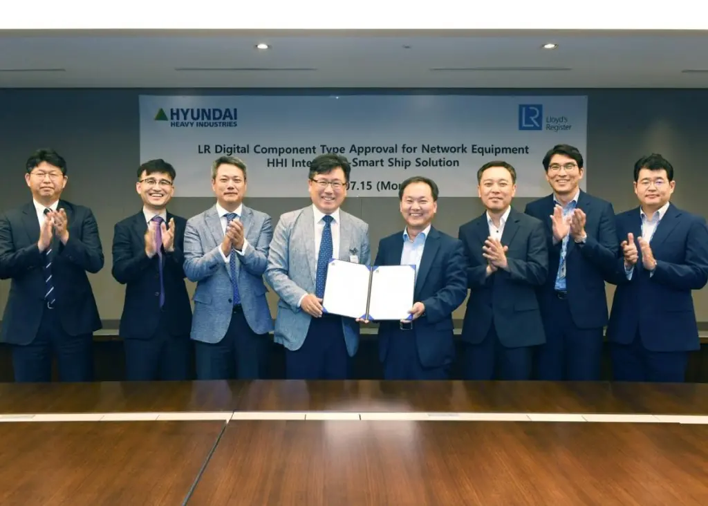 HHI has been given type approval by LR Photo: HHI