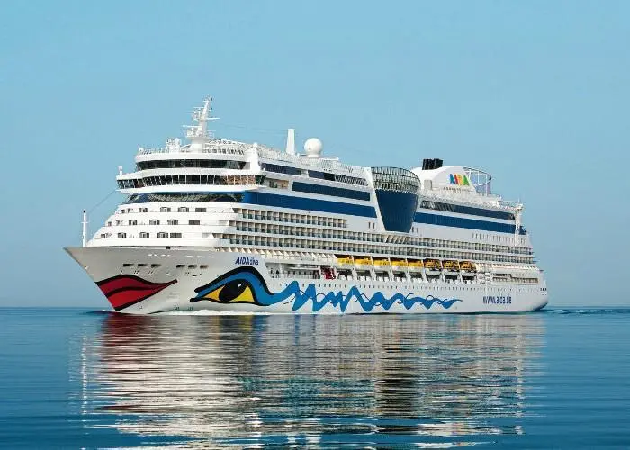An AIDA cruise ship. The company is installing battery storage systems on board its fleet Photo: AIDA Cruises