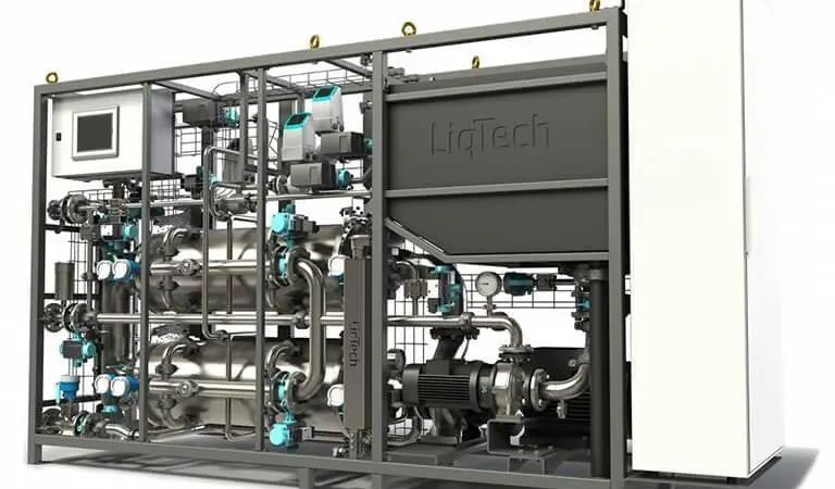 LiqTech marine scrubber waste system Photo: LiqTech