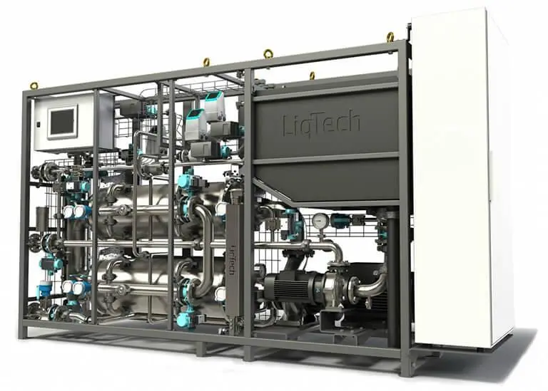 LiqTech marine scrubber waste system Photo: LiqTech