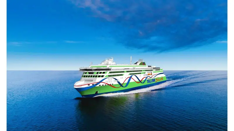 RMC’s largest newbuild order so far, Tallink’s 50,000gt ro-pax ferry due in 2022. (Image credit: RMC).