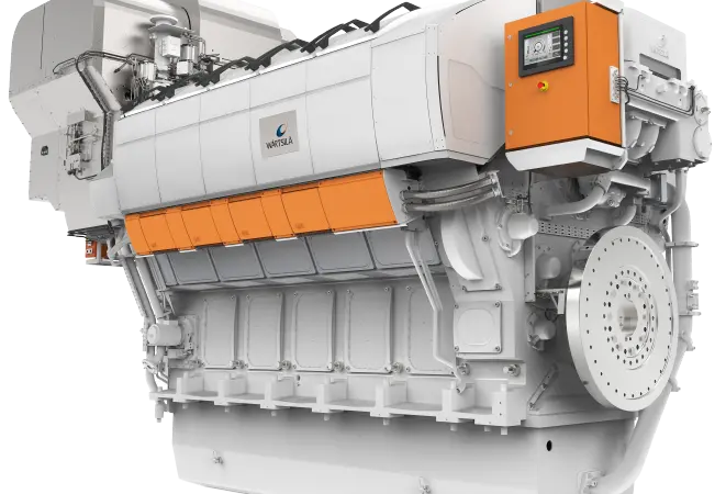 The new architecture for Wärtsilä’s UNIC control system was first deployed on its Wärtsilä 31 engine (pictured).