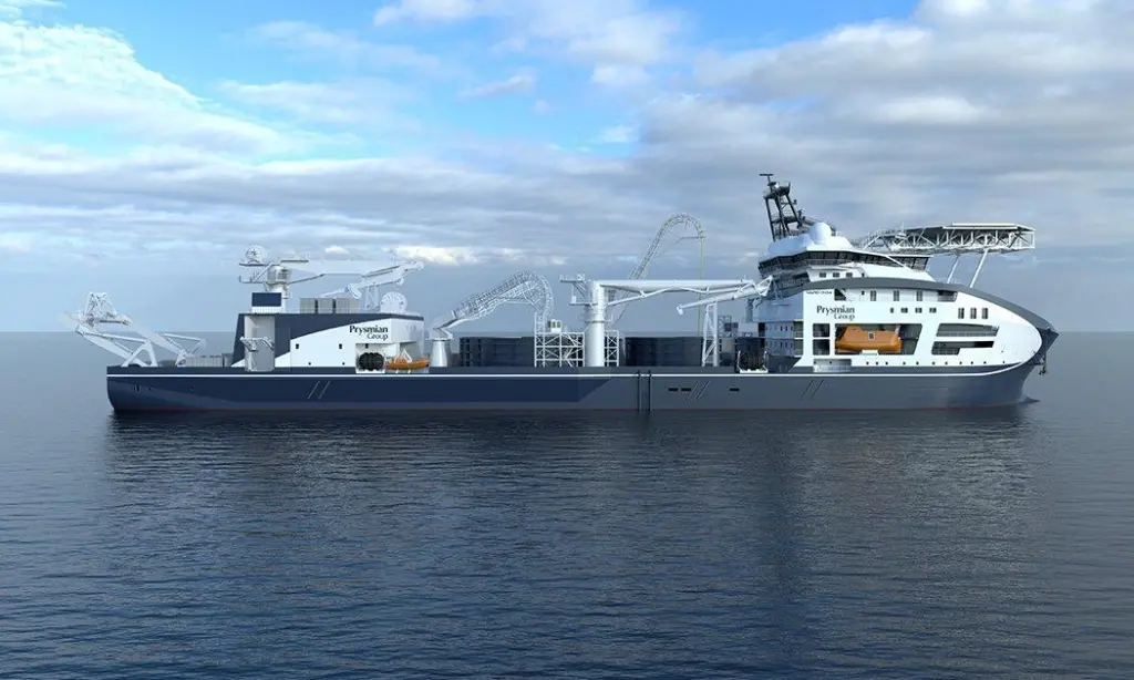 The DP3 cable-laying vessel is scheduled to be delivered from Vard in time for the vessel to enter service by Q2 2021.