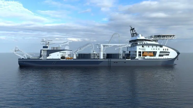 The DP3 cable-laying vessel is scheduled to be delivered from Vard in time for the vessel to enter service by Q2 2021.