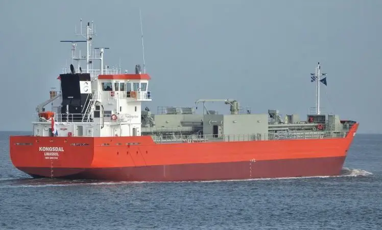 Kongsdal has entered the shortsea cement traffic. (Photo courtesy of Royal Bodewes).
