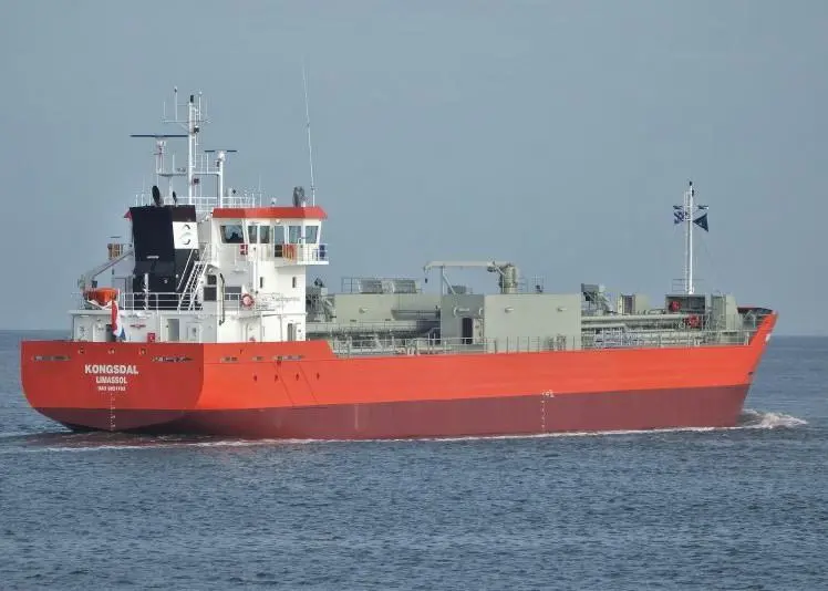Kongsdal has entered the shortsea cement traffic. (Photo courtesy of Royal Bodewes).