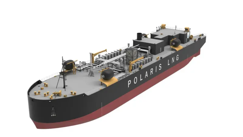 Wärtsilä will supply its LNG cargo handling system for a new LNG bunker barge being built in the USA Photo: VARD Marine