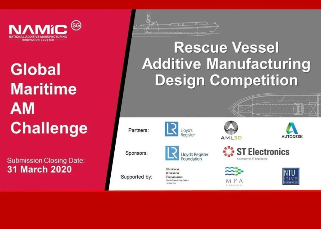 LR and NAMIC are partnering to find the best design for a 3D printed rescue boat hull Photo: LR