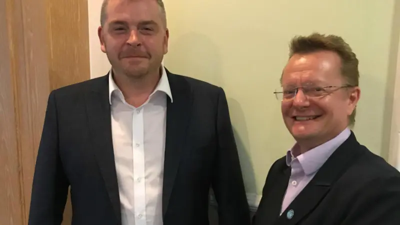 Jim Heath and Robin Townsend of Bureau Veritas’s ship recycling consultancy partner, Marprof Environmental.