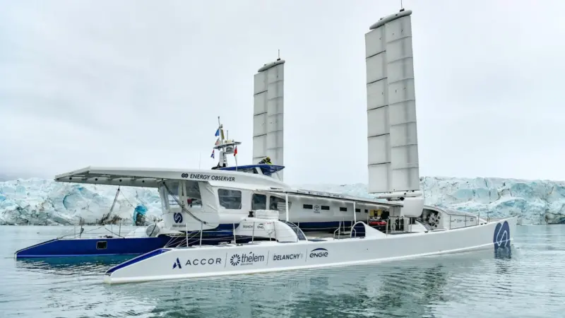CMA CGM is following the results of the Energy Observer vessel project.