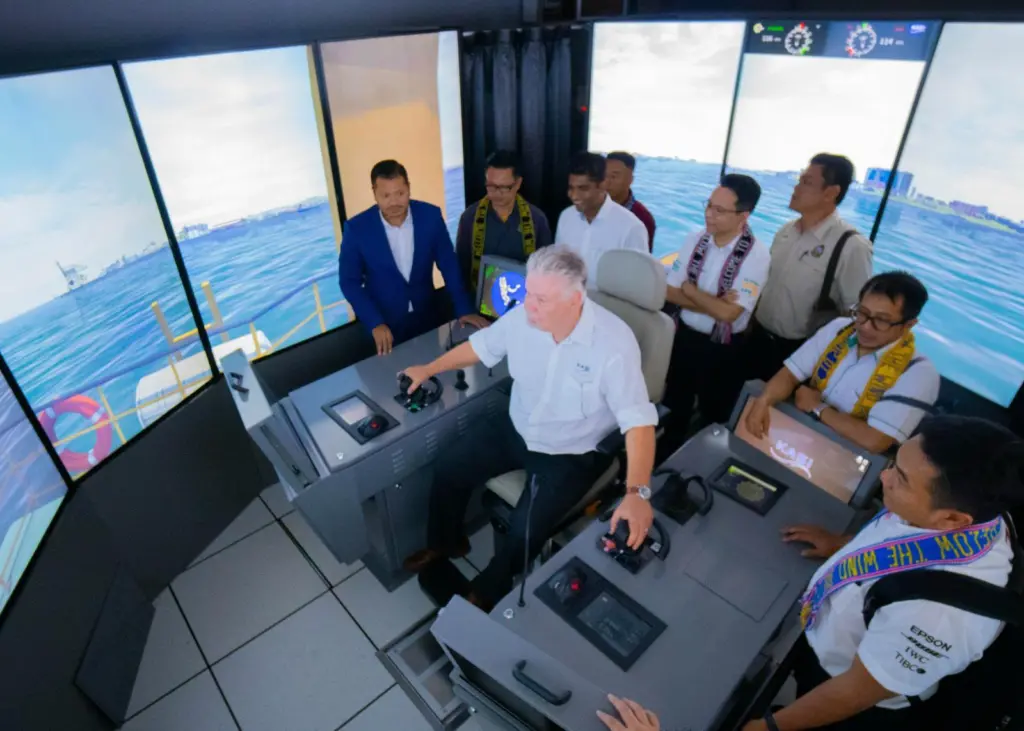 Wärtsilä’s LNG bunkering vessel simulator will enable realistic hands-on training for operators Photo: Kasi Group