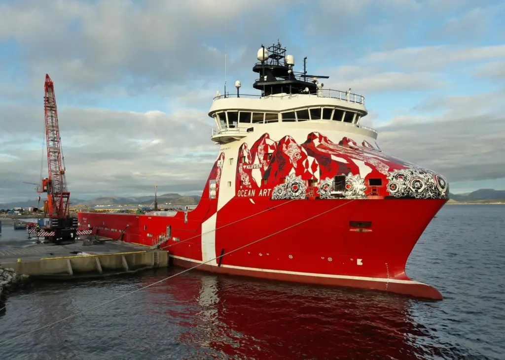 The ’Ocean Art’, one of two Atlantic Offshore vessels to be upgraded with a Wärtsilä Hybrid package Photo: Atlantic Offshore