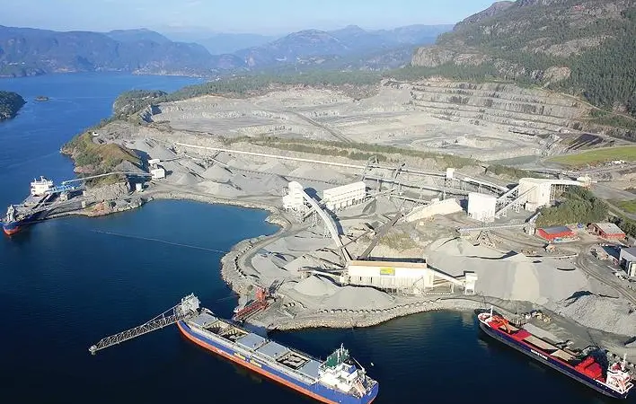 Mibau-Stema exports aggregate for Europe’s construction industry from its four quarries in southern Norway, including Jelsa (pictured).
