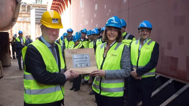 Nexans has hosted the grand block ceremony for the ‘Nexans Aurora’ Photo: Nexans