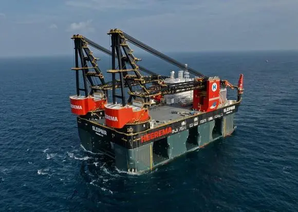 Heerema Marine Contractors' SSCV, Sleipnir Photo: GE