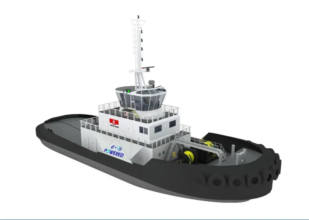 The e5 tug will be powered by battery and a hydrogen fuel cell Photo: e5 Lab