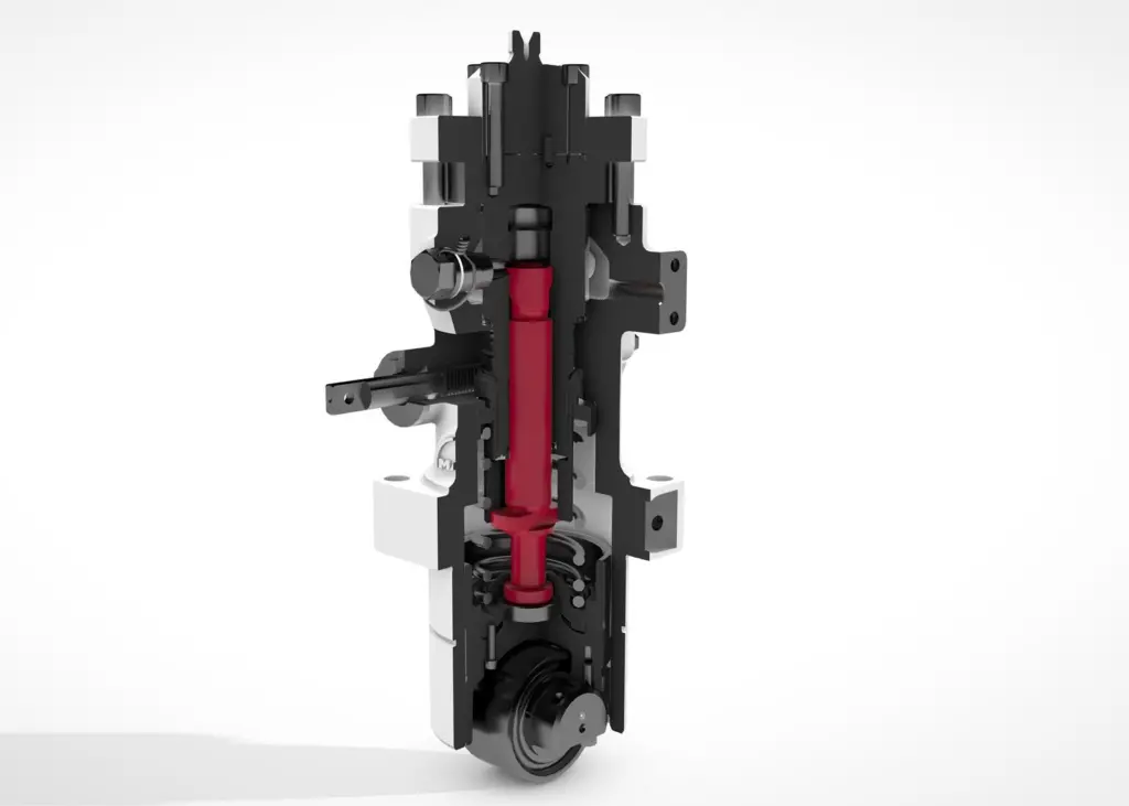 Internal view of the new Mk3 pump.