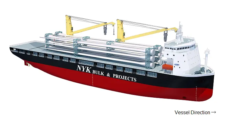 NYK Group's new heavy lift vessels will be equipped with J-ENG 6UEC35LSE-Eco-B2-SCR engines.