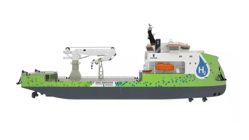 The Ulstein SX190 Zero Emission DP2 construction support vessel Photo: Ulstein