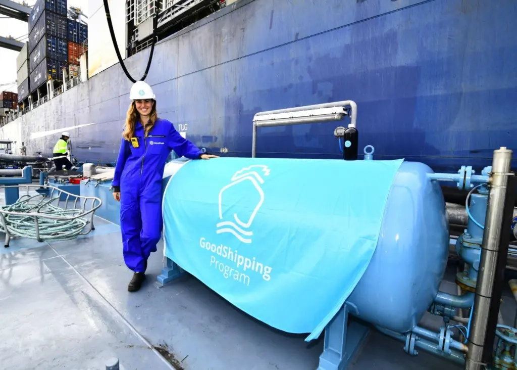 A trial of biofuel on CMA CGM vessels has successfully completed Photo: GoodShipping Program