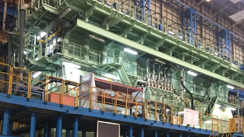 WinGD held a demonstration of the third engine of its series of 12X92DF engines in Shanghai on 2 December (copyright: The Motorship)